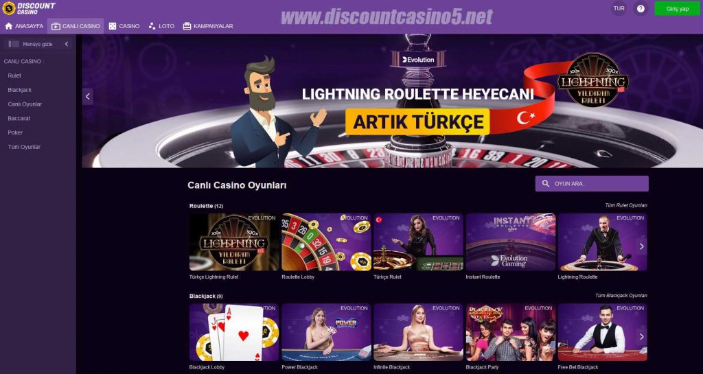 Canlı Casino Oyunları

