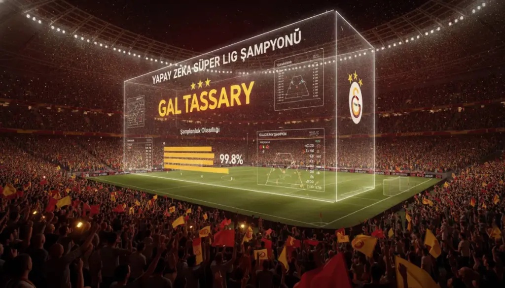 Yapay Zeka Süper Lig Zirvesinde Rotayı Galatasaray’a Çevirdi: Analiz